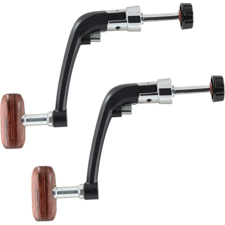 2 Pcs Fishing Reel Power Handle Fishing Reel Rotary Knob Stainless Steel Fishing Spinning Reel Handle Power Handle for Reel Replacement Grip Parts (Small Size)