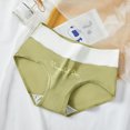thumbnail image 1 of Delna [Stock Listo Al Por Mayor] Una Pieza También Venta Soporte De Precio De Ropa Interior Daigou Algodón Puro Mujer Cintura Alta Impreso Vientre Estrechar Talla Grande Niña Calzoncillos Sin Costuras, 1 of 4