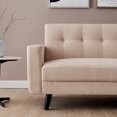 thumbnail image 3 of Mid Century Modern Sofa, 79" Upholstered Sofa Couch, Beige, 3 of 8