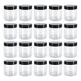 thumbnail image 4 of Tarro para mascotas con tapa redonda apilable, reutilizable, ligero, transparente, latas de cocina para 20 piezas 300ml, 4 of 9