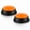 Orange, variant on Stcellnmex 2 Pieces Recordable Answer Buzzers for Trivia Games Classroom Team Green