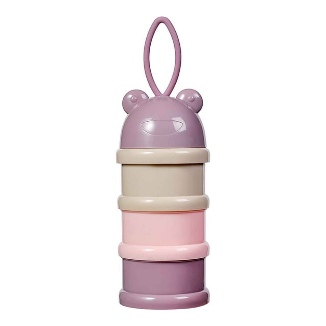 Agiferg Color Baby Three-layer Milk Powder Box Independent Layered Milk Powder Box Children's Portable Rotating Milk Powder Box