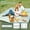 Green White-80 x 80 Inch, variant on Picnic Blanket Green White 80 x 80 Inch Outdoor Camping Beach Mat