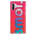 thumbnail image 1 of MUNDAZE Samsung Galaxy Note 10 Shockproof Clear Hybrid Protective Phone Case Red Pink Clear Funny Text Quote Smol Cover, 1 of 5