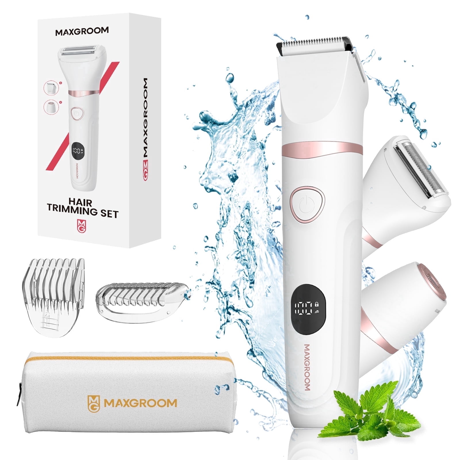 Philips Lady Electric Shaver Series 8000 with Electric Facial Hair