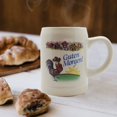 thumbnail image 3 of Oktoberfest Haus Multicolor Ceramic German Coffee Mug with "Guten Morgen" on one side and "Good Morning" on the opposite side. 12 oz, 3 of 4