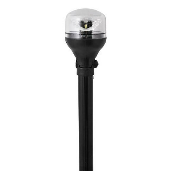 Attwood 5558-P12A7 LightArmor Fold Down 12 Inch Light with Big Cam-Lock Base