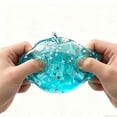 thumbnail image 5 of Pelota antiestrés sensorial para apretar – Juguete antiestrés con forma de fruta de crecimiento lento para aliviar la ansiedad, ejercitar las manos y relajarse en el trabajo o la escuela | Suave pelo, 5 of 5
