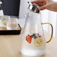 thumbnail image 4 of Large Glass Teapot Blooming Loose Tea Pot Wide Handle 2.2L for All Stovetop Only Only Teapot, 4 of 7