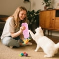 thumbnail image 6 of KMWGRE Interactive Cat Toy with Antenna Soft Durable Indoor Play Companion for Pink 30x12cm, 6 of 6