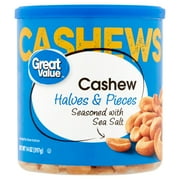 Great Value Cashew Halves and Pieces, 14 oz