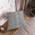 thumbnail image 5 of KLL Weave Geometric Decorative Throw Pillow Covers Velvet Soft for Couch Sofa Bedroom Living Room Outdoor (No pillow core)- 16"x16", 5 of 5