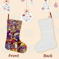 thumbnail image 3 of El Asombroso Circo Digital Tema: Calcetines de Navidad, fino lino blanco para colgar en escaleras y chimenea, decoración navideña para el hogar, regalo de Navidad. 54cm × 38cm, 3 of 5