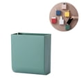 thumbnail image 1 of Caja de almacenamiento para mandos a distancia, soporte para teléfono móvil montado en la pared, estante práctico multifuncional para artículos diversos, 1 of 11