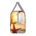 thumbnail image 6 of Lafuoo Starfish Sunset Sea Beach Pattern Large Portable Insulated Lunch Bag, Waterproof Zipper Insulated Lunch Bag for Men and Women-One Size, 6 of 7