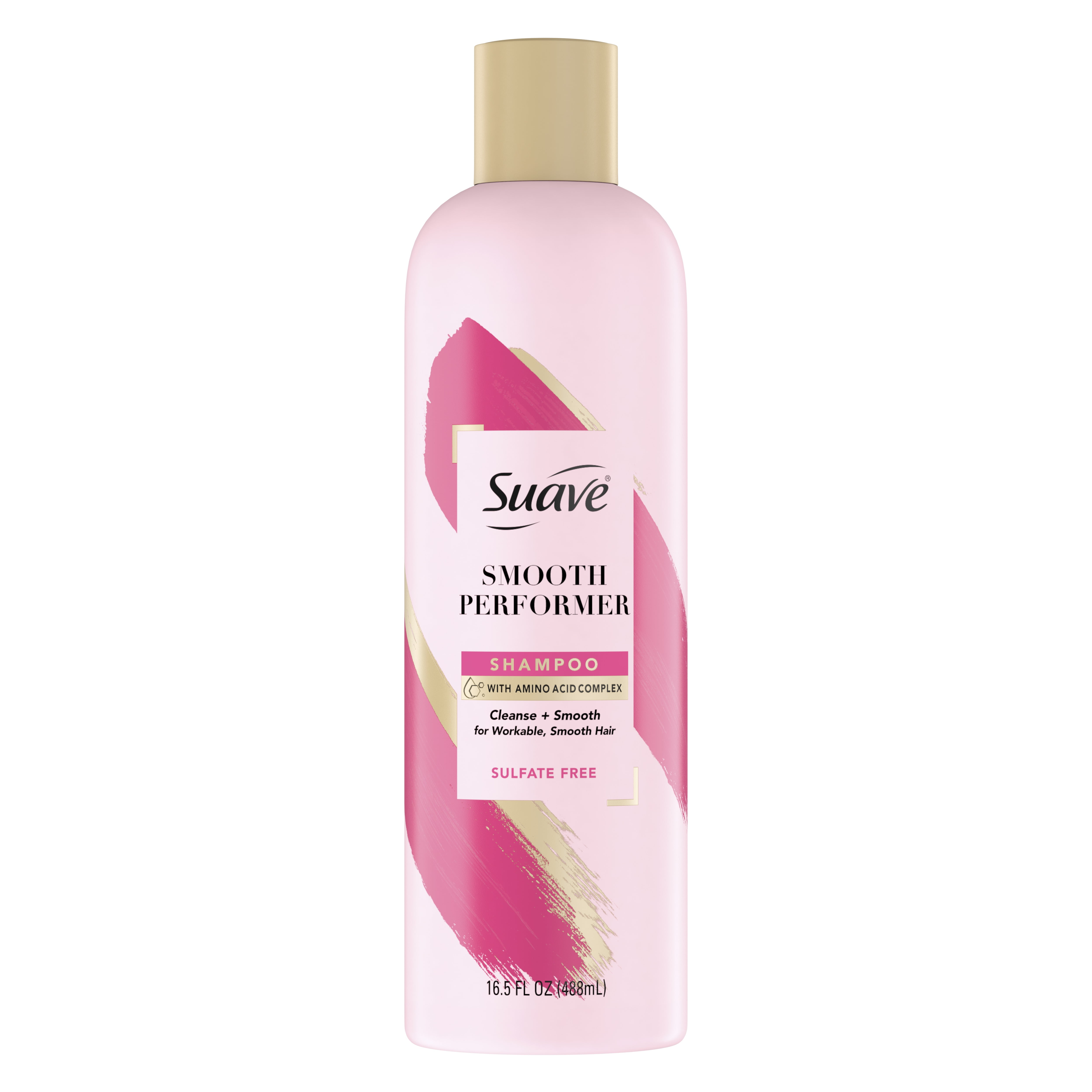 Suave Pink Shampoo Smooth Performer, 17 oz