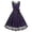 Purple, variant on mtvxesu Plus Size Dresses, European And American Round Neck Lace Sleeveless Cocktail Halloween Dress Evening Gown Wedding Guest Dresses