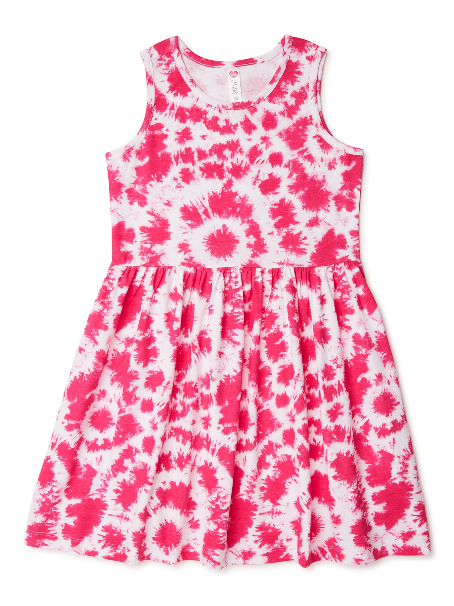 pink tie dye dress