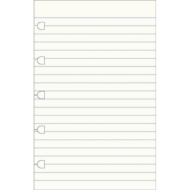 Filofax Pocket Notebook Ruled Paper Refi (Diary)