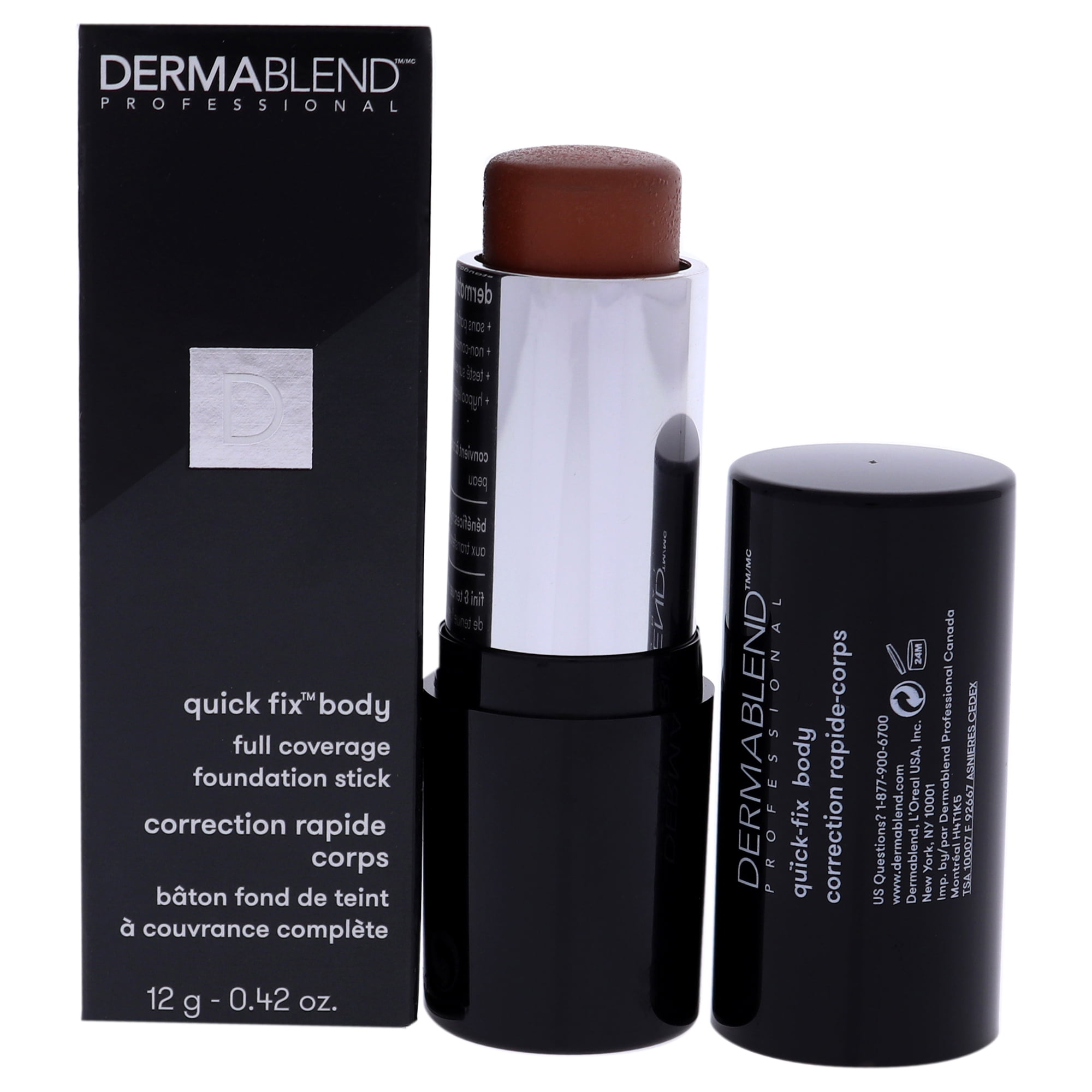 Dermablend Quick Fix Body Foundation Stick 80W Brown , 0.42 oz