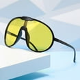 thumbnail image 3 of Oversized Sunglasses For Women Men Fashion Shield Lightweight Sports Goggles Outdoor Eyewear, 3 of 4