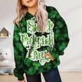 thumbnail image 2 of Mercatoo St 𝐏atrick's Day Kids Boys Girls Sweatshirt Hoodie Toddler Letter Cloverss Pullover Shirts Long Sleeve Tops Outfit, 2 of 8