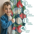 thumbnail image 3 of Blackout Kids Curtains,Pioneer Flower Childrens Insulated Curtains Set Of 2,Bedroom Essentials,Toddler Room Decor 52x84in(132x213cm), 3 of 4