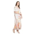thumbnail image 2 of Oussum Women Plus Size Kaftan Maxi Dress Kimono Sleeve Caftan Party wear Casual Dresses Online, 2 of 8