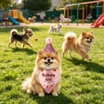 thumbnail image 5 of Dog Birthday Party Decoration Set with "Woof" Balloons, Bandana, Party Hat and Bowtie for Pet Birthday Celebration Pink 28" x 20", 5 of 7
