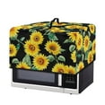 thumbnail image 2 of FOR U DESIGNS Sunflower Pattern Microwave Oven Dust Cover Portable Shield for Countertop Appliances Stain Resistant Microwave Oven Grill Covers Protector Home Decor-L, 2 of 8