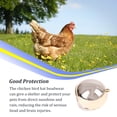 thumbnail image 3 of Methold Casco para mascotas, loros, sombreros, disfraces ajustables, accesorios, Protector, cascos para aves de corral, pollo, pájaro, pato Juguetes para pájaros dorado Methold PT003691-01, 3 of 6