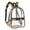 Style A, variant on Homellea Clear Backpack, Heavy Duty PVC Transparent Backpack with Yellow Sunflower Pattern, See Through Bookbag for Stadium,Travel(Black, 4.33"x9.25"x12.6")