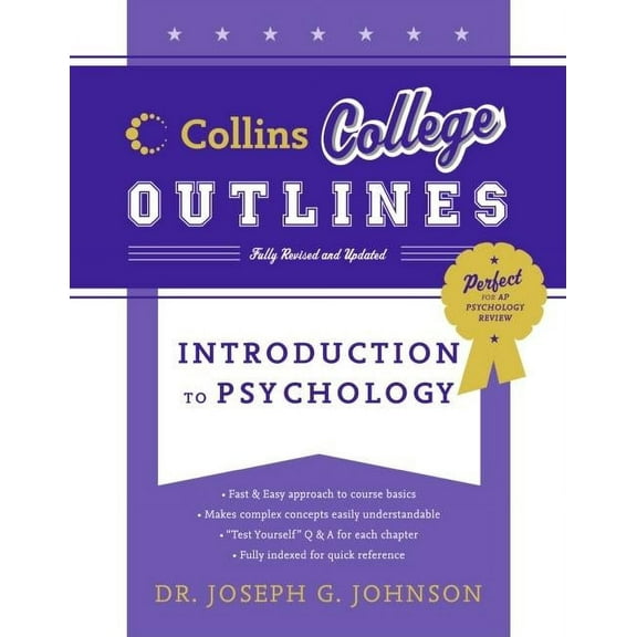 Collins College Outlines Introduction to Psychology, Book 7, (Paperback)