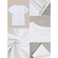 thumbnail image 4 of Women'S 100% Cotton Round Neck Short Sleeve T-Shirt - Casual Summer Top with Cute Hamster & Bubble Tea Graphic, Lightweight & Breathable, Casual Wear | Playful Print | Comfortable Fit, 4 of 7