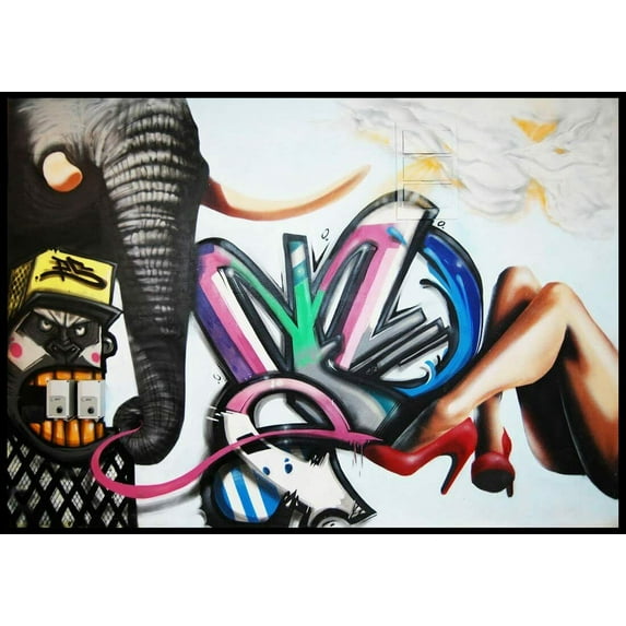 Graffiti Art LXXXII - CANVAS OR FINE PRINT WALL ART