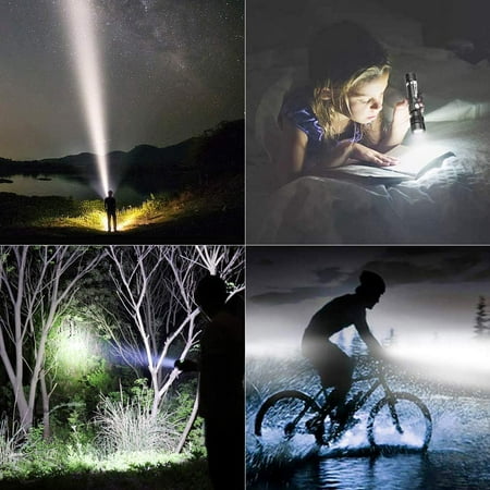 flashlights brightest flashlight zoomable waterproof