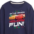 thumbnail image 3 of Disney Cars - Christmas - On The Highway To Holiday Fun - Toddler & Youth Long Sleeve Graphic T-Shirt, 3 of 5