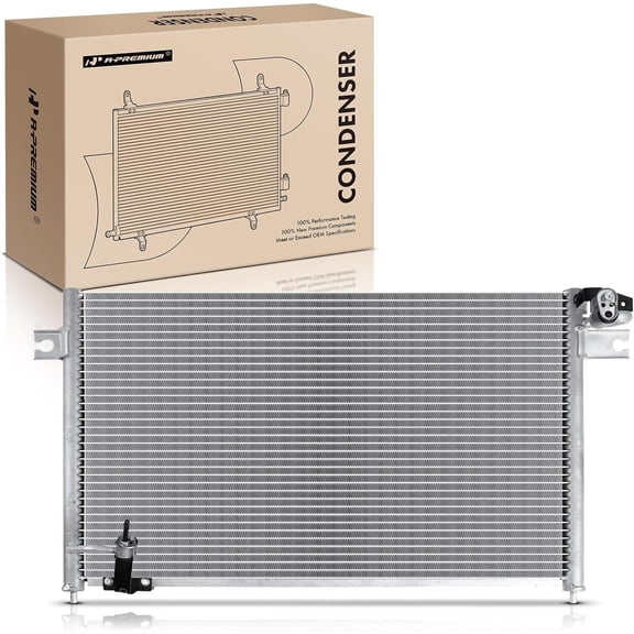 A-Premium Air Conditioning A/C Condenser Compatible with Mitsubishi Montero 1994-2000 3.0L 3.5L, Replace# 4838, MB918439