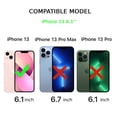 thumbnail image 5 of Vintage Flowers Case Compatible with iPhone 13,Unique Art Design TPU Bumper Cover Case, 5 of 5