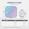 thumbnail image 3 of Haiem Fantasy Gradient Car Windshield Sun Shade (2 Pieces) Foldable Windshield Sun Shade Car Accessories for Truck SUV Pickup-Small, 3 of 7