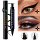 thumbnail image 5 of 3 Colors Double Head Star Seal Eyeliner Waterproof Stamp Pen Black Blue Purple Eye Liner Pencil Fast Drying Lazy Eye Makeup, 5 of 5