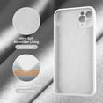 thumbnail image 6 of Designed for iPhone 11 Pro Case, Silicone Ultra Slim Shockproof Phone Case with Soft Anti-Scratch Microfiber Lining, [Enhanced Camera Protection], 5.8 inch, White, 6 of 13