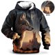 thumbnail image 3 of Sudadera con capucha vintage de tigre para hombre, camisetas con estampado 3D, sudadera con capucha de manga larga con gráficos de tigre y animales a la moda, camisetas de gran tamaño para hombre, 3 of 5