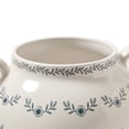 thumbnail image 4 of My Texas House 8" White Double Handle Ceramic Floral Vase, 4 of 5