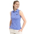 thumbnail image 2 of Women's Summer Golf Party Athletic Fit Sleeveless Polo, 2 of 5