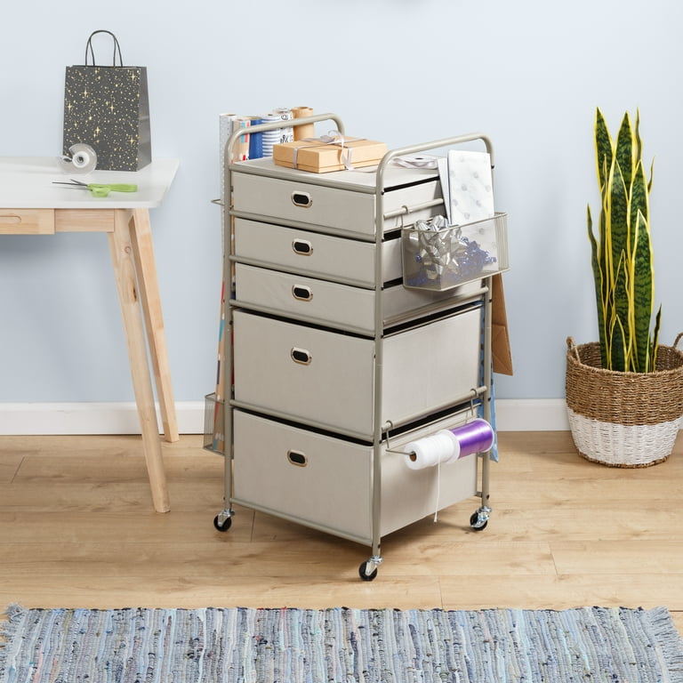 Fabric storage cart sale