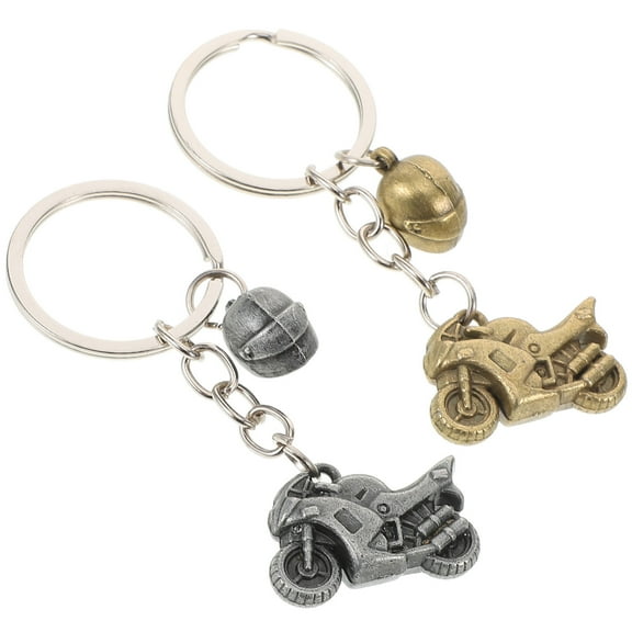 WHAMVOX 2 Pcs Key Chain for Motorcycle Keys Charm 8.00X3.00X1.00CM