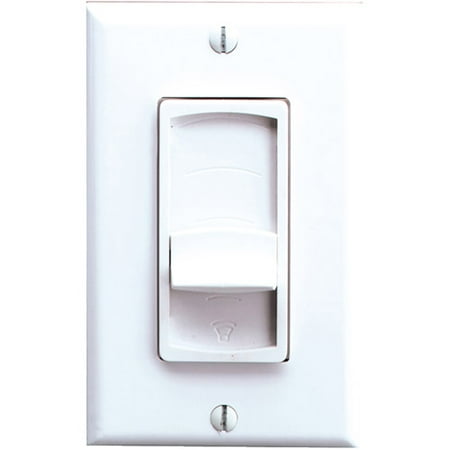 - Pro-Wire VX-100W Impedance-Matching Stereo In-Wall Slider Volume Control, White
