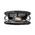 thumbnail image 4 of Warehouse of Tiffany Mico 12 Inch Industrial Flush Mount 2-Light, 4 of 5