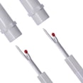 thumbnail image 3 of AMLESO 2 Pieces White Seam Ripper Stitch Unpicker Plastic Handle Thread Sewing, 3 of 7
